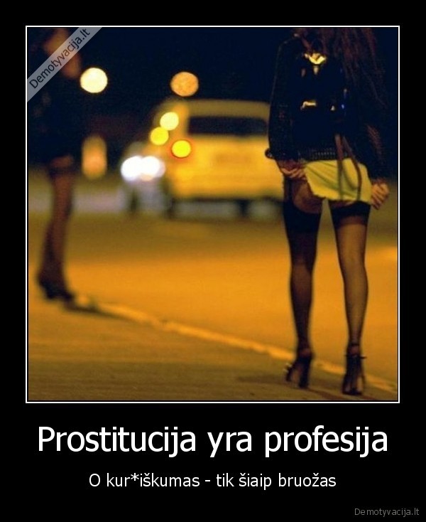 Prostitucija yra profesija