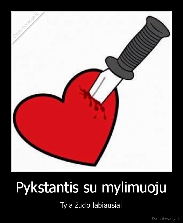 Pykstantis su mylimuoju