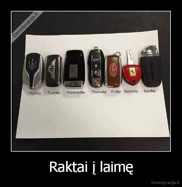 automobilis,rakteliai,raktai,pinigai,turtai,laime