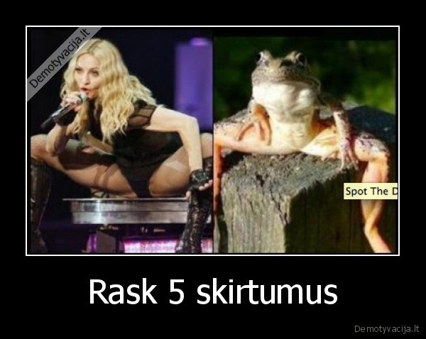 Rask 5 skirtumus