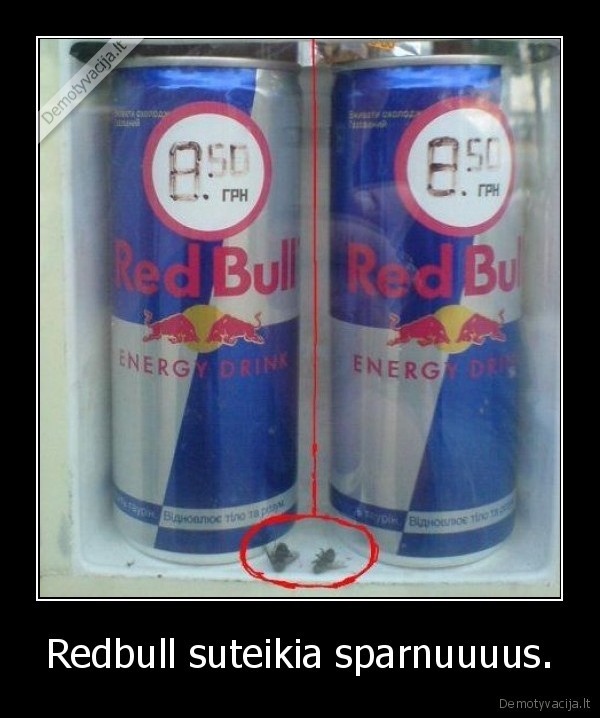 Redbull suteikia sparnuuuus.