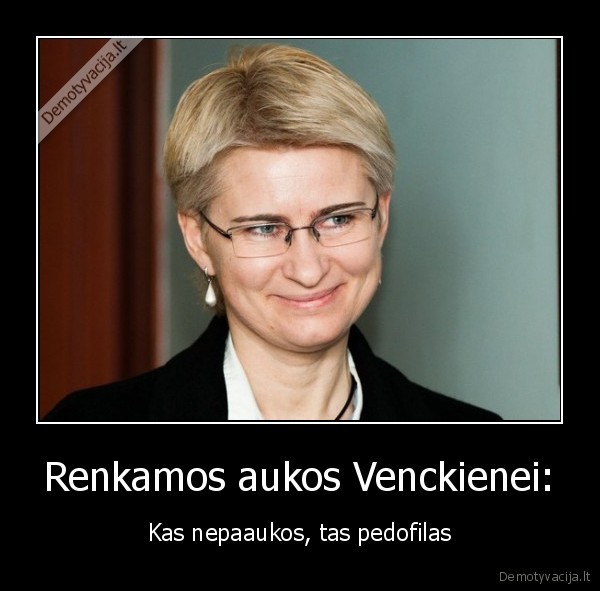 Renkamos aukos Venckienei: