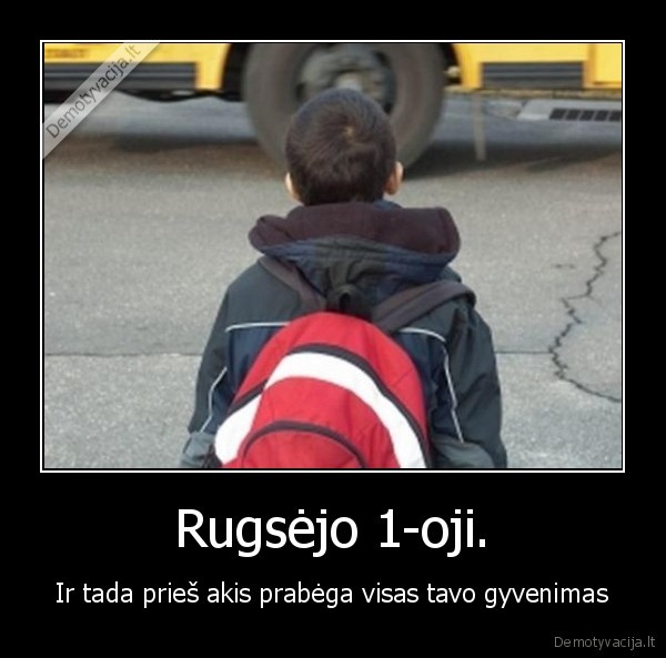 Rugsėjo 1-oji.