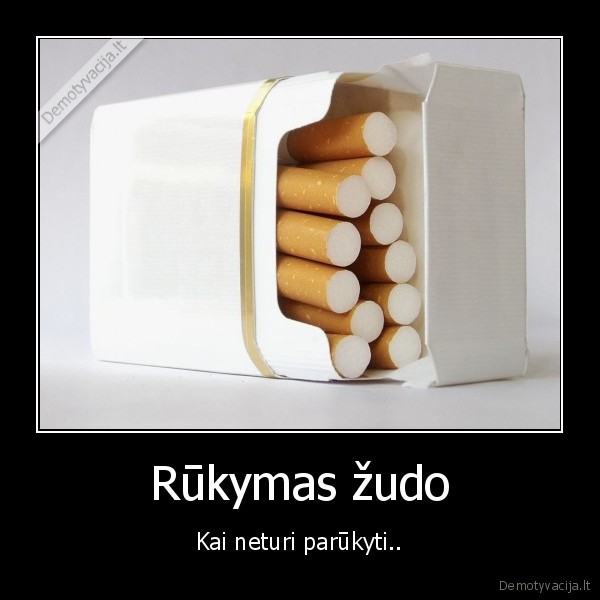 Rūkymas žudo
