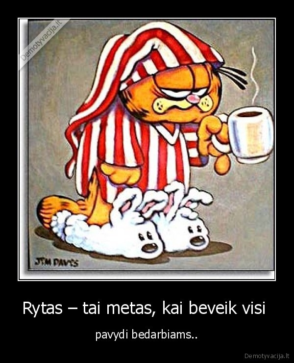 Rytas – tai metas, kai beveik visi 