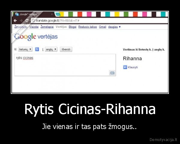 Rytis Cicinas-Rihanna