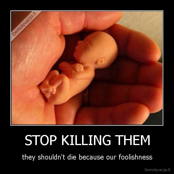 STOP KILLING THEM