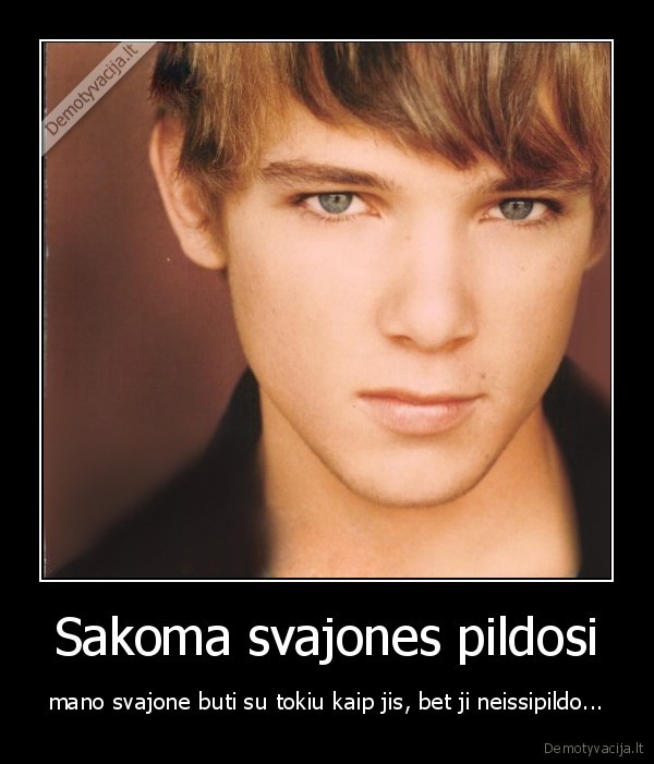 Sakoma svajones pildosi