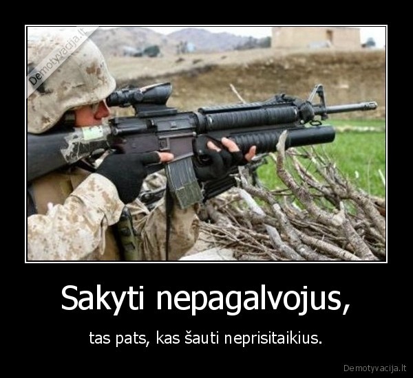 Sakyti nepagalvojus,