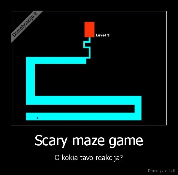 scary, maze, game