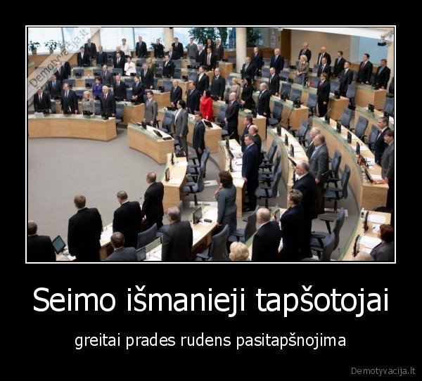 seimas,ismanieji,ruduo