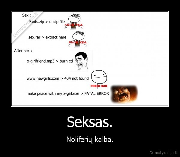 noliferiai, seksas, rage, faces