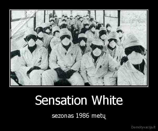 sensation, white