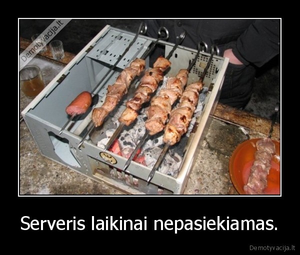 serveris,saslykas