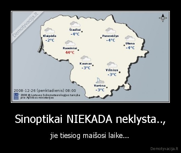 Sinoptikai NIEKADA neklysta..,