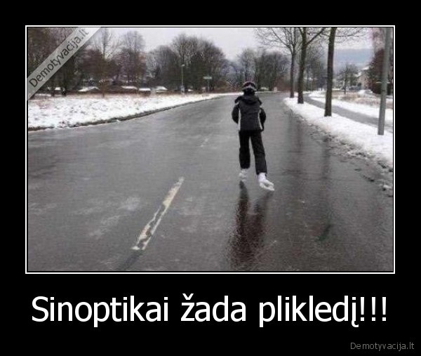 Sinoptikai žada plikledį!!!