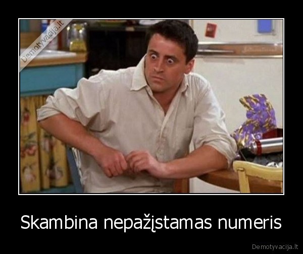 Skambina nepažįstamas numeris