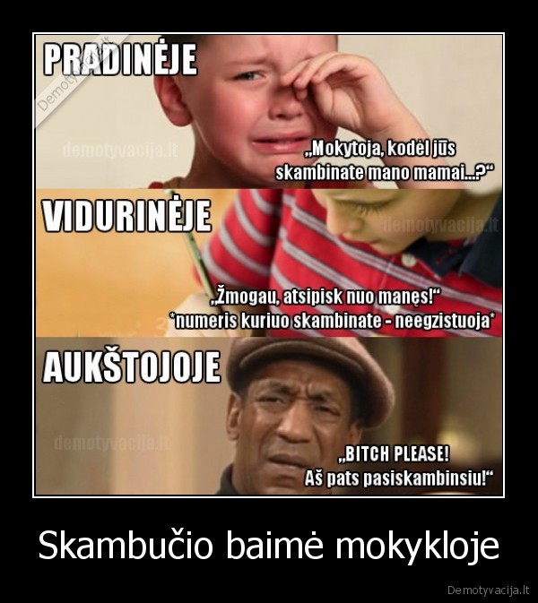 Skambučio baimė mokykloje