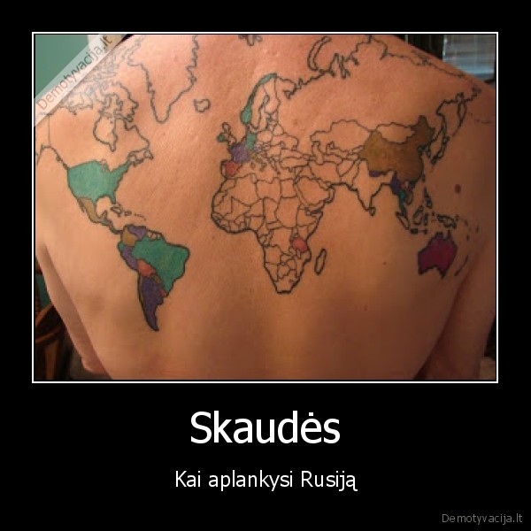 rusija,tatuiruotes,tatuoruotas, kunas,zemelapis