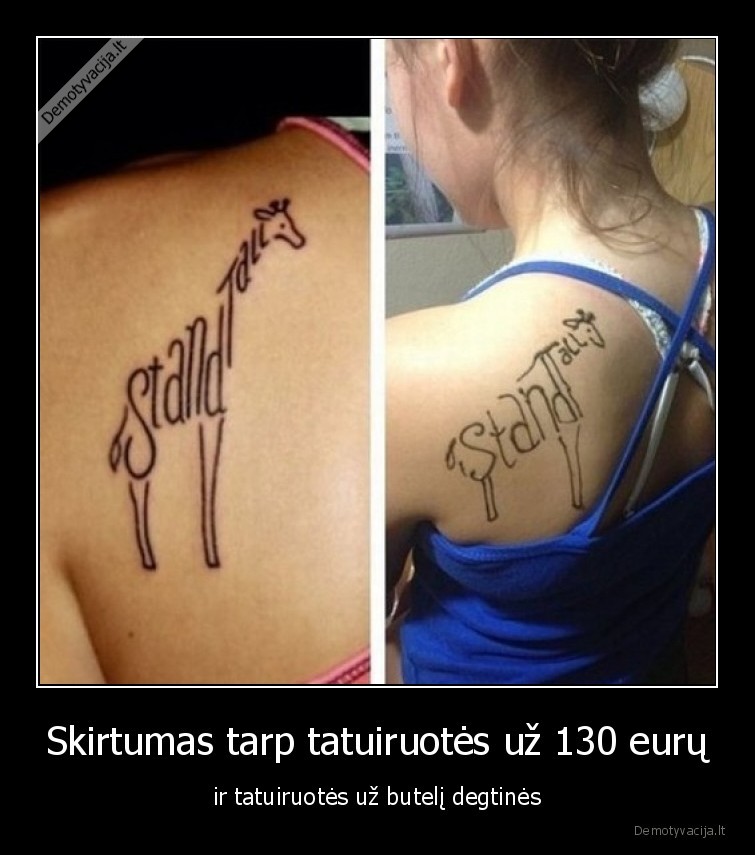 tatuiruote,tattoo,skirtumas