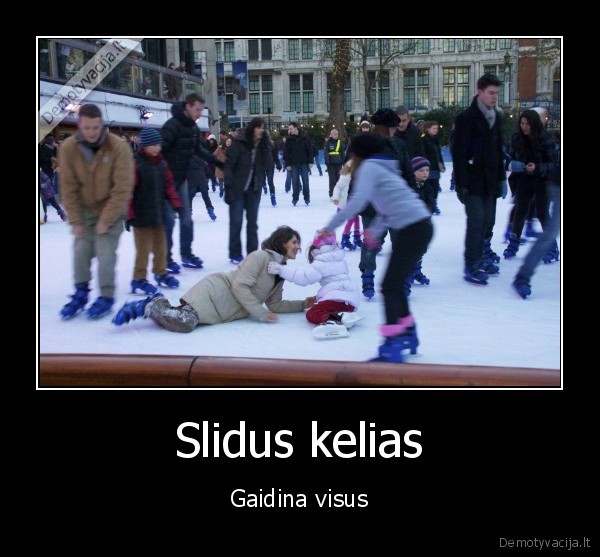 slidus, kelias