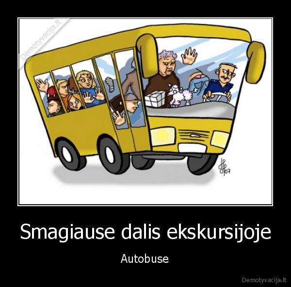 autobusas,ekskursija