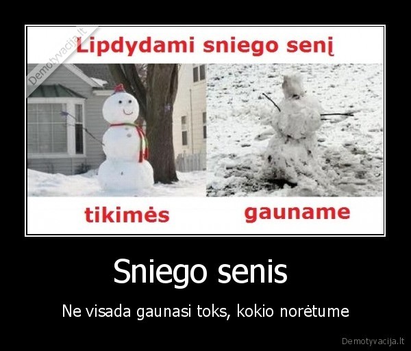 Sniego senis 