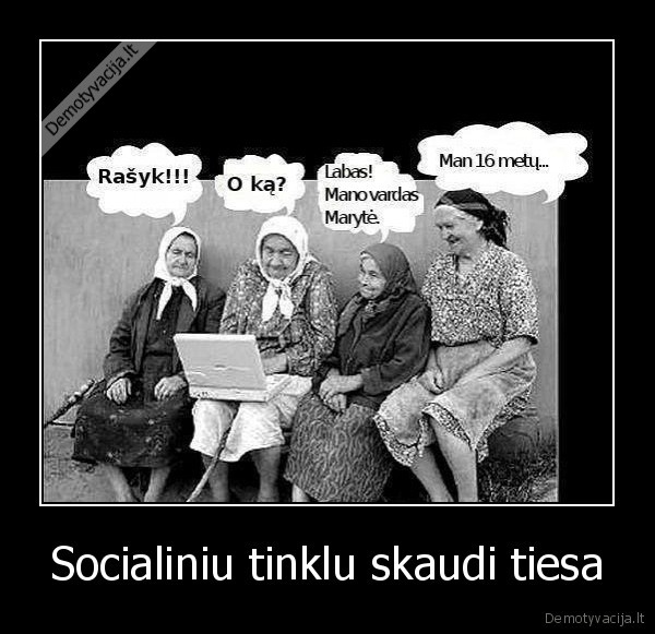 Socialiniu tinklu skaudi tiesa