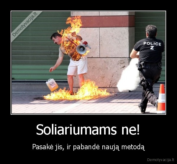 Soliariumams ne!