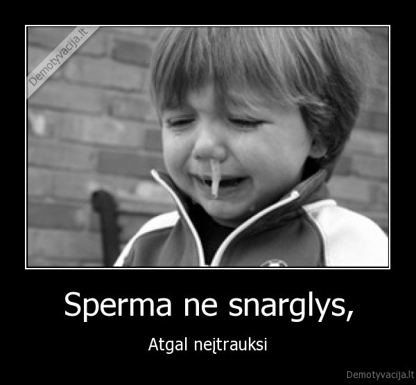 Sperma ne snarglys,