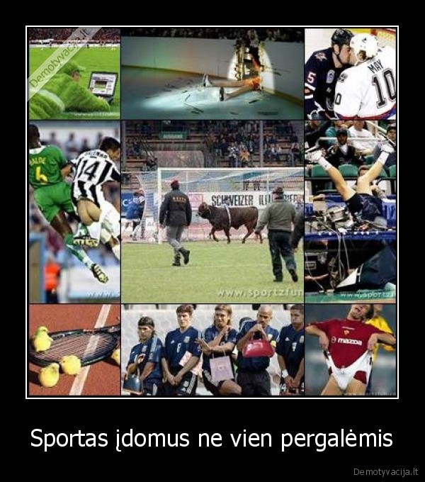 Sportas įdomus ne vien pergalėmis