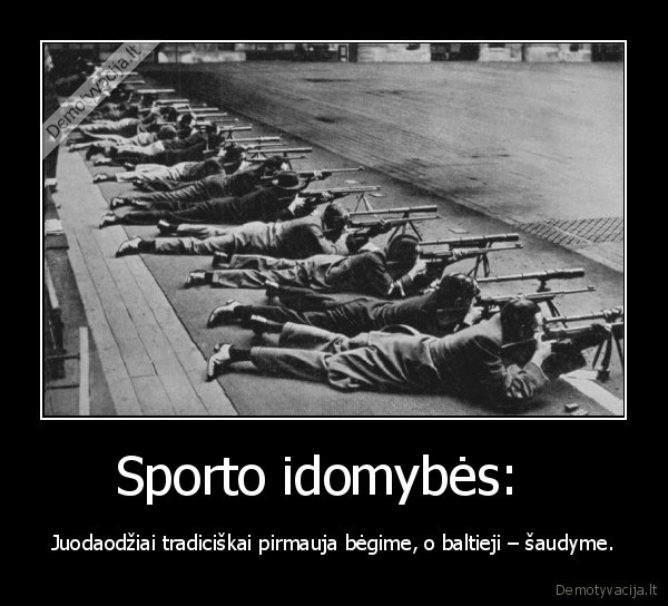 Sporto idomybės:  