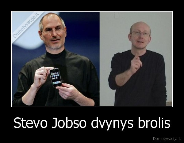 Stevo Jobso dvynys brolis