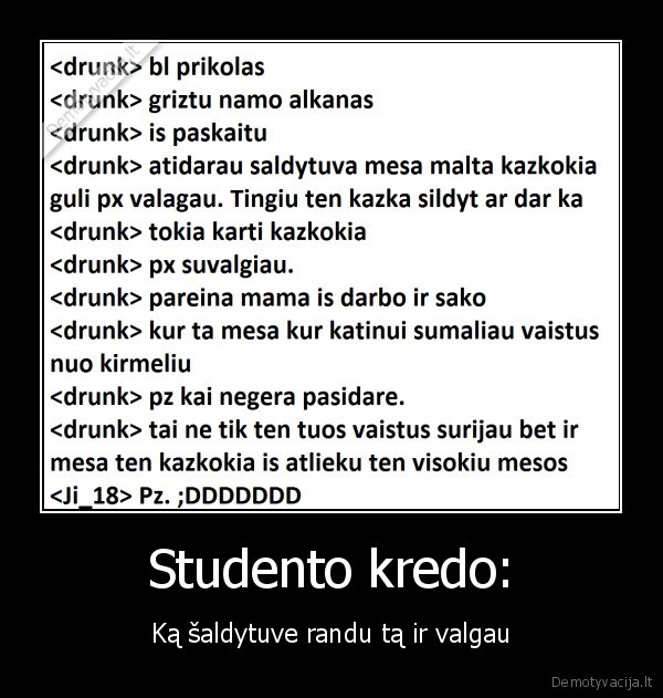 Studento kredo: