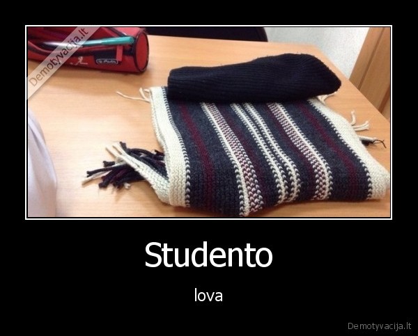 lova,studentai