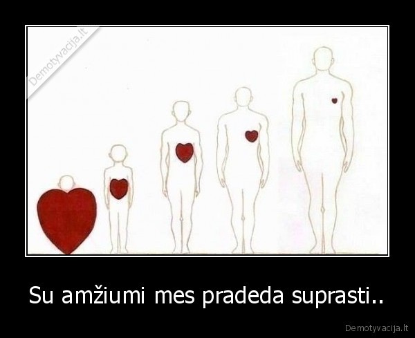 Su amžiumi mes pradeda suprasti..