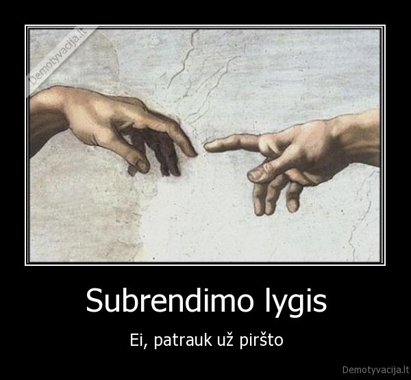 Subrendimo lygis