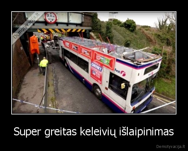 Super greitas keleivių išlaipinimas