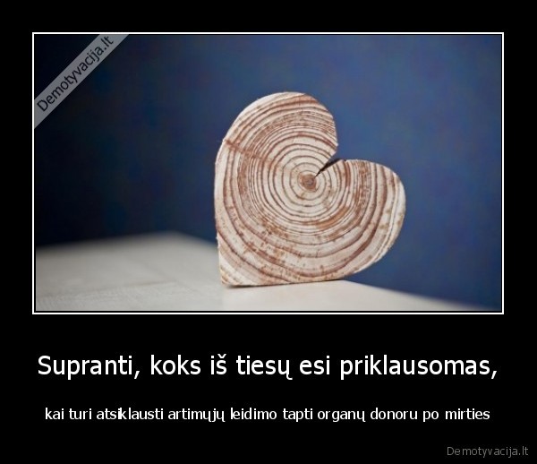 Supranti, koks iš tiesų esi priklausomas,