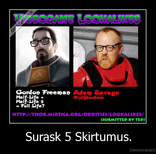 Surask 5 Skirtumus.