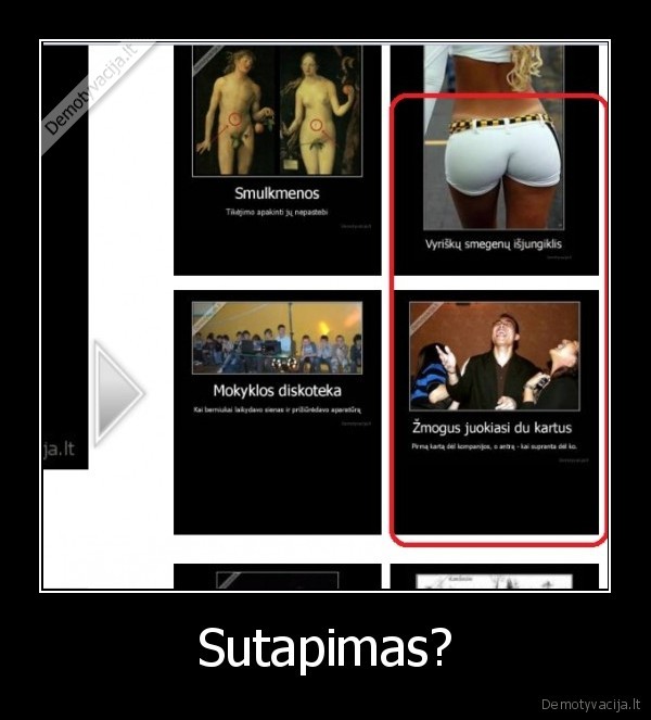 Sutapimas?