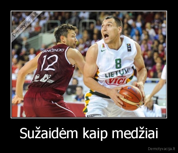 Sužaidėm kaip medžiai