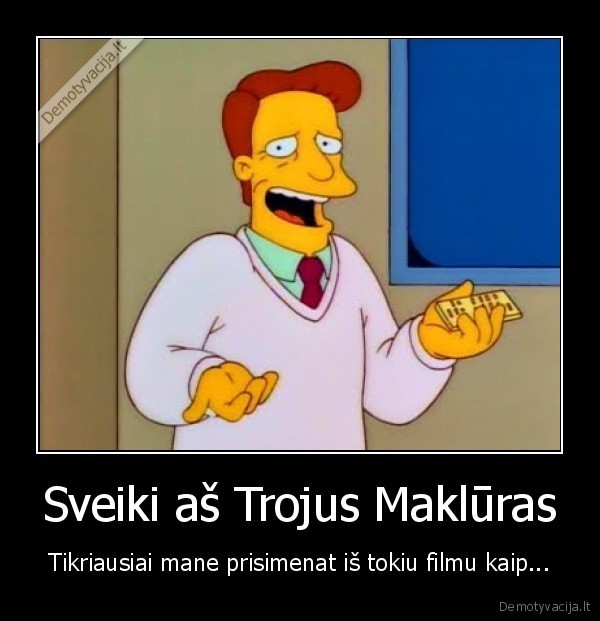 trojus, makluras,simpsonai,trojus,simpson,makluras