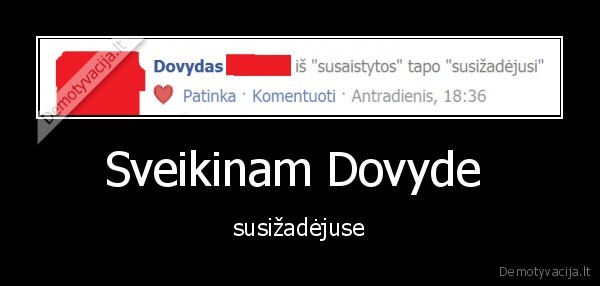 Sveikinam Dovyde 