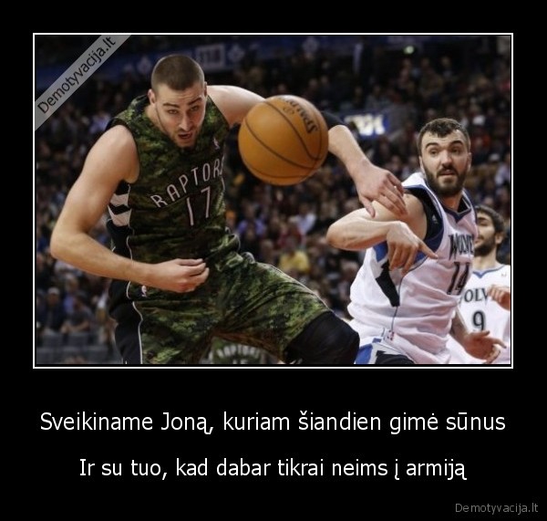 jonas, valanciunas,valanciunui, gime, sunus