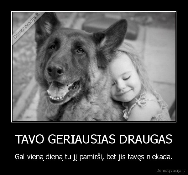 TAVO GERIAUSIAS DRAUGAS