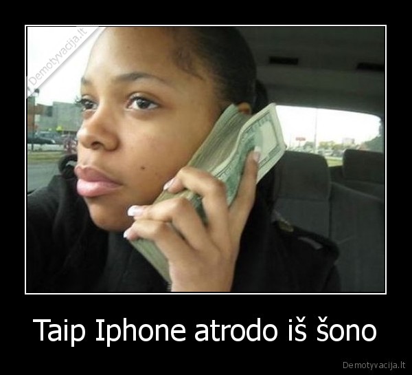 Taip Iphone atrodo iš šono