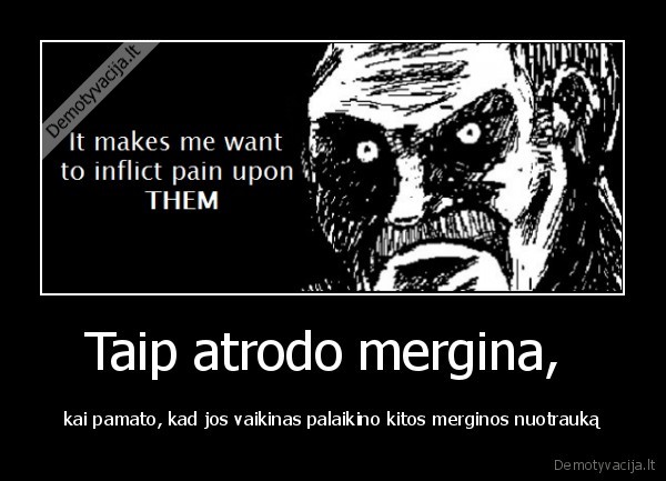 Taip atrodo mergina, 