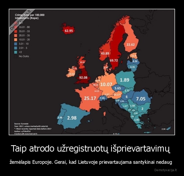 prievartavimas,europa,lietuva