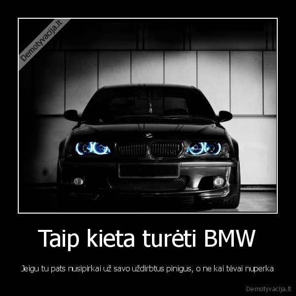 bmw,pinigai